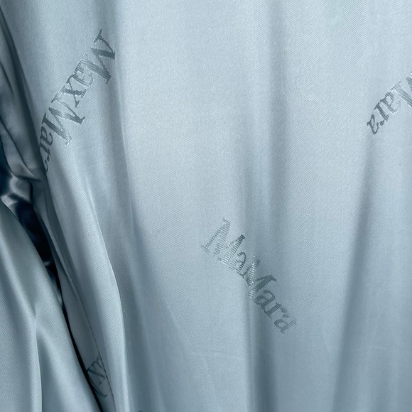 MaxMara Manuela Icon Blue Belted Coat - Picture 8 of 13